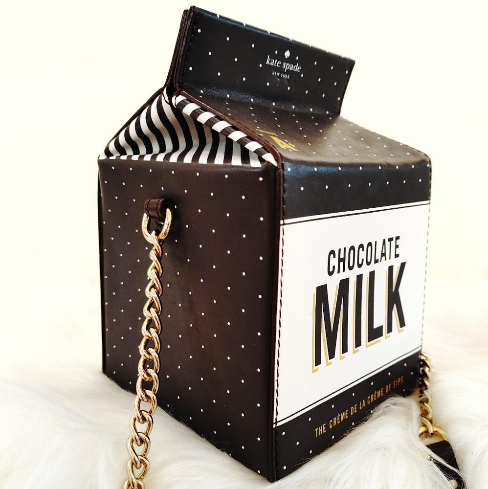 Kate Spade Creme de la Creme Chocolate Milk Purse - Picture 4 of 11